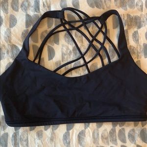 Lululemon Free to Be Wild Bra Navy Blue